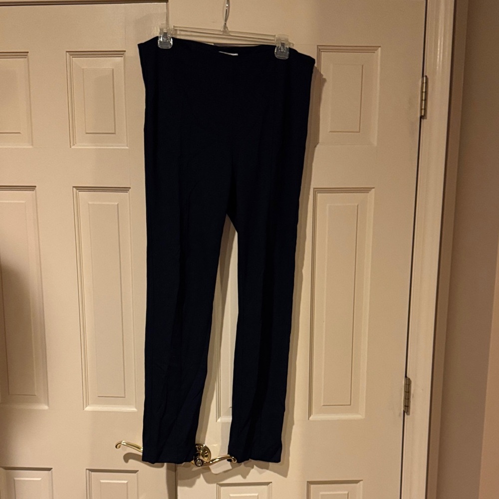 CAbi Women's Navy Straight Leg Pants
